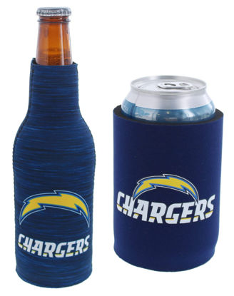 Picture of Football Can & Bottle Holder Insulator Beverage Huggie Cooler (Los Angeles (Chargers) - Navy)