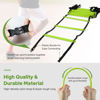 Picture of GHB Pro Agility Ladder Agility Training Ladder Speed 12 Rung 20ft with Carrying Bag