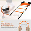 Picture of GHB Pro Agility Ladder Agility Training Ladder Speed 12 Rung 20ft with Carrying Bag