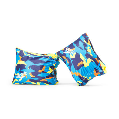 Picture of Speedo Unisex-Child Swim Arm Bands Begin to Swim, Peacoat Shark Camo, One Size