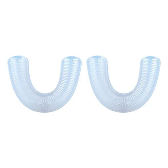 Picture of AutoBrush Silicone U Shaped Brush Head Replacement - Adult and Kid Sizes (X-Large, 2-Pack, Adults)