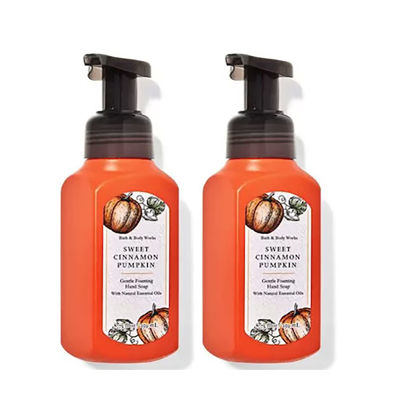 Picture of Bath & Body Works and Gentle Foaming Hand Soap 8.75 Ounce 2-Pack (Sweet Cinnamon Pumpkin),17.5 fluid ounces, 1.25 pounds