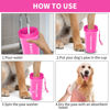 Picture of dog paw cleaner big pink