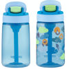 Picture of Contigo Kids Water Bottle with Redesigned AUTOSPOUT Straw, 14oz., 2 Pack, Blue Poppy and Periwinkle & Blue Poppy with Periwinkle and Into the Clouds