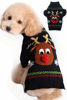 Picture of BOBIBI Dog Sweater for Christmas Cartoon Reindeer Pet Cat Winter Knitwear Warm Clothes