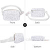 Picture of VOROLO Waist Pack for Running Fanny Pack for Women and Men Gift Crossbody Belt Bag Bum Bag with Adjustable Strap for Sports for Men and Women Off White+Leopard White