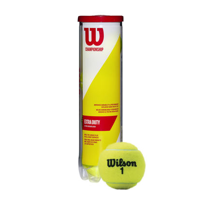 Picture of WILSON Championship Tennis Balls - Extra Duty, Single Can (4 Balls)