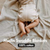 Picture of Muslin Swaddle Blankets for Newborn, 3 Pack Breathable Soft Receiving Blanket, Large 38 x 40 inches Swaddle Wrap Burping Clothes, Essentials Infant Shower Items, Toddler Gift (Bright Colors)