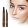 Picture of 2024 New Magic Eyebrow Pencil, Upgraded 3D Waterproof Microblading Eyebrow Pencil Contouring Pen, 4 Tipped Precise Brow Pen, Natural Fine Stroke Microblading Eyebrow Pencil (A-Dark Brown)