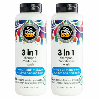 Picture of So Cozy 3-in-1 Shampoo Conditioner Wash - All-in-1 Kids Body Wash (10.5FL Oz) 2-Pack