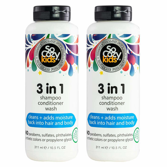 Picture of So Cozy 3-in-1 Shampoo Conditioner Wash - All-in-1 Kids Body Wash (10.5FL Oz) 2-Pack