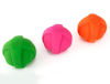 Picture of Hartz DuraPlay Ball Squeaky Latex Dog Toy, Neon Green, Neon Pink & Neon Orange, Large 3 Count Pack