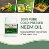 Picture of Neem Bliss (16 Fl Oz) - Pure Neem Oil Concentrate - 100% Cold Pressed Neem Oil - All-Natural Neem Oil Concentrate - Pure Neem Oil Extract - Unrefined Neem Oil for Hair - Neem Seed Oil Concentrate