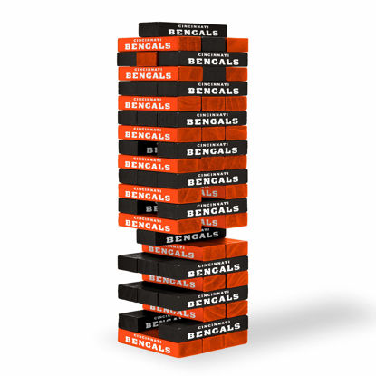 Picture of Wild Sports NFL Cincinnati Bengals Table Top Stackers 3" x 1" x .5", Team Color