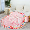 Picture of BNuitland Pink Birthday Cake Blanket,300GSM Double Sided Giant Funny Gift Throw with Cake Pouch,Realistic Super Soft Food Blanket,Novelty Sofa Blanket for Kids/Pets and Adults