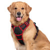 Picture of rabbitgoo Dog Harness, No-Pull Pet Harness with 2 Leash Clips, Adjustable Soft Padded Dog Vest, Reflective No-Choke Pet Oxford Vest with Easy Control Handle for Large Dogs, Black & Red, XL