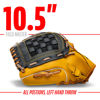 Picture of Franklin Sports Baseball and Softball Glove - Field Master - Baseball and Softball Mitt Tan, 10.5"