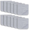 Picture of Ease Cubs Muslin Burp Cloths Large 100% Cotton Hand Washcloths for Boys & Girls, Baby Essentials Extra Absorbent and Soft Burping Rags for Newborn Registry (Slate, 12-Pack, 20" X10")