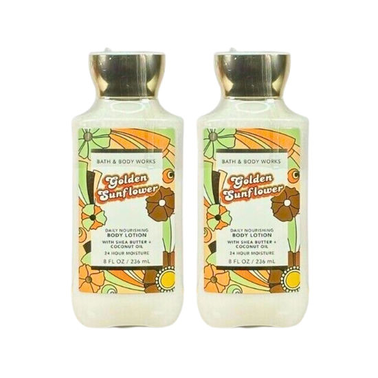 Picture of Bath & Body Works Body Lotion Pack of 2, 8oz Each (Golden Sunflower)