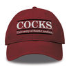 Picture of The Game NCAA South Carolina Fighting Gamecocks Bar Design Classic Relaxed Twil Hat, Cardinal, Adjustable