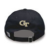 Picture of The Game NCAA Georgia Tech Bar Design Classic Relaxed Twill Hat, Navy, Adjustable