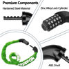 Picture of NDakter Bike Chain Lock, 5 Digit Combination Heavy Duty Anti Theft Bicycle Chain Lock, 3.2/4.27 Feet Long Security Resettable Bike Locks for Bike, Bicycle, Scooter, Motorcycle, Door, Gate, Fence