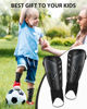 Picture of Upgraded Soccer Shin Guards for Kids Youth Adults, CE Certified AirsFish Shin Guard Sleeves Protection Gear for Boys Girls Soccer Games EVA Cushion Reduce Shocks and Injuries (Medium, Black)