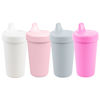 Picture of Re Play Made in USA 10 Oz. Sippy Cups for Toddlers (4-pack) Spill Proof Sippy Cup for 1+ Year Old - Dishwasher/Microwave Safe - Hard Spout Kids Cups with Lid 3.13" x 6.25" (Blush)