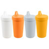 Picture of Re Play Made in USA 10 Oz. Sippy Cups for Toddlers (4-pack) Spill Proof Sippy Cup for 1+ Year Old - Dishwasher/Microwave Safe - Hard Spout Kids Cups with Lid 3.13" x 6.25" (Mod. Orange)