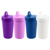 Picture of Re Play Made in USA 10 Oz. Sippy Cups for Toddlers (4-pack) Spill Proof Sippy Cup for 1+ Year Old - Dishwasher/Microwave Safe - Hard Spout Kids Cups with Lid 3.13" x 6.25" (Violet)