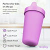 Picture of Re Play Made in USA 10 Oz. Sippy Cups for Toddlers (4-pack) Spill Proof Sippy Cup for 1+ Year Old - Dishwasher/Microwave Safe - Hard Spout Kids Cups with Lid 3.13" x 6.25" (Violet)