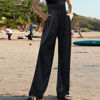 Picture of My Orders, Linen Pants for Women Summer High Waisted Wide Leg Pants Casual Elastic Waist Palazzo Pants Beach Pants with Pockets tv Deals 2023