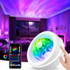 Picture of RUISHINE Galaxy Projector Aurora Light Projector for Bedroom, Night Light for Kids, Ceiling LED Lamp with Timer & APP, Gifts for Christmas, Birthdays,Light Projector(White)