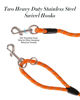 Picture of (2 Pack) Long Dog Leash for Dog Training 15FT/30FT/50FT, Dog Rope Check Cord with Reflective Thread for Large/Medium/Small Dogs, Dog Tie-Out Cable Lead for Hunting, Camping or Backyard