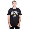 Picture of Ultra Game -NBA Indiana Pacers Mens Arched Plexi Short Sleeve Tee Shirt, Black, Large