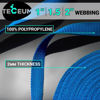 Picture of TECEUM 1.5 Inch Webbing - Simple Blue - 25 Yards - 1.5” Webbing for Climbing Outdoors Indoors Crafting DIY nw