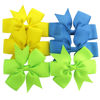 Picture of 120PCS 3inch Grosgrain Ribbon Pinwheel Hair Bows Boutique Bows Alligator Clips For Girls Toddlers Teens(60Colorsx2)