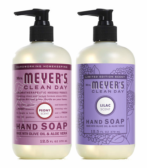 Picture of MRS. MEYER'S CLEAN DAY Limited Edition Hand Soap Bundle (Lilac and Peony)