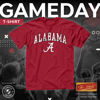 Picture of Campus Colors NCAA Adult Gameday Cotton T-Shirt - Premium Quality - Semi-Fitted Style - Officially Licensed Product (Alabama Crimson Tide - Red, Large)