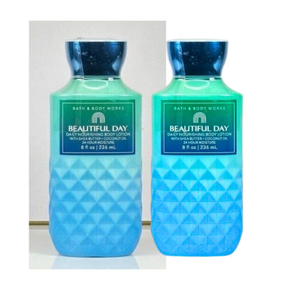 Picture of Bath & Body Works Body Lotion Pack of 2, 8oz Each (Beautiful Day)