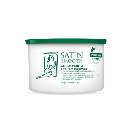 Picture of Satin Smooth Citrus Mojito Thin Film Hard Hair Removal Wax 14oz.