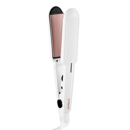 Picture of Conair Double Ceramic Flat Iron, 1 1/2-inch , White