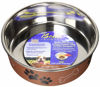 Picture of Loving Pets - Bella Bowls - Dog Food Water Bowl No Tip Stainless Steel Pet Bowl No Skid Spill Proof (Extra Large, Copper)