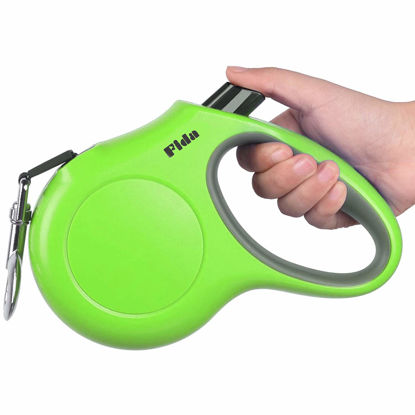 Picture of Fida Retractable Dog Leash, 16ft Heavy Duty Pet Walking Leash for Large Dog up to 110 lbs, Tangle Free. One-Hand Brake (Large, Green)