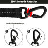 Picture of Dog Leash - 3/4/5/6/10/15/20/30/50/100/150FT Heavy Duty Leash with Swivel Lockable Hook and,Reflective Threads Bungee Dog Leash Comfortable Padded Handle for Walking for Small Medium Large Dog