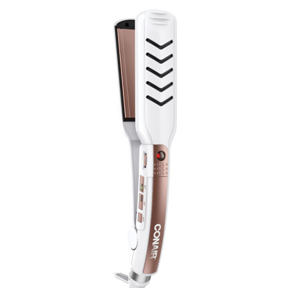 Picture of Conair Double Ceramic Flat Iron, 1 1/2-inch Wet-to-Dry Hair Straightener