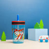 Picture of Zak Designs Paw Patrol Chase & Marshall Toddler Cups, 15oz, Leak-Proof with Straw