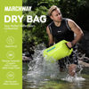 Picture of MARCHWAY Floating Waterproof Dry Bag Backpack 5L/10L/20L/30L/40L, Roll Top Sack Keeps Gear Dry for Kayaking, Rafting, Boating, Swimming, Camping, Hiking, Beach, Fishing (Bright Yellow, 30L)