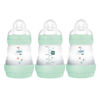 Picture of MAM Easy Start Anti Colic Baby Bottle, Easy Switch Between Breast and Bottle, Reduces Air Bubbles, 3 Pack, Newborn, Boy, Turquoise Green