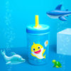 Picture of Zak Designs 15oz Baby Shark Kelso Tumbler Set, BPA-Free Leak-Proof Screw-On Lid with Straw Made of Durable Plastic and Silicone, Perfect Bundle for Kids (2pcs Set)